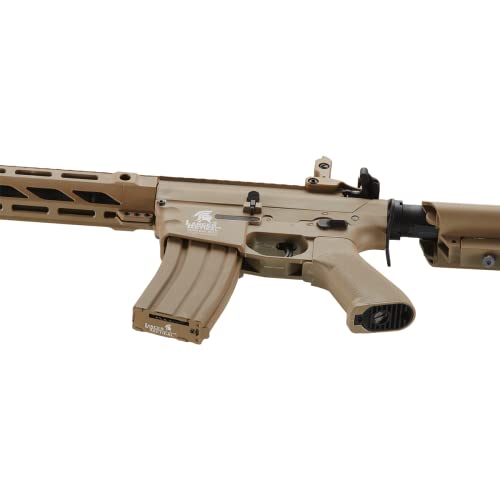 Lancer Tactical Gen 2 Airsoft M4 SPR Interceptor AEG Polymer - Electric Full/Semi-Auto, 1000 Rounds Bag of 0.20g BBS, Battery& Charger Included, Color Purple Polymer