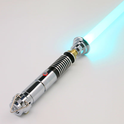 TXQSABER Luke Smooth Swing Cosplay Blaster Lightsaber 12 Color 16 Soundfonts Volume Adjustment LED Metal Handle FOC Laser Sword