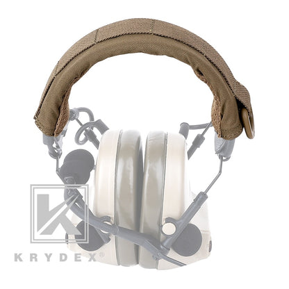 KRYDEX Modular Headphone Stand Protection Cover For HOWARD PELTOR Tactical Headband Earmuff Headset Stand MOLLE Protection Case