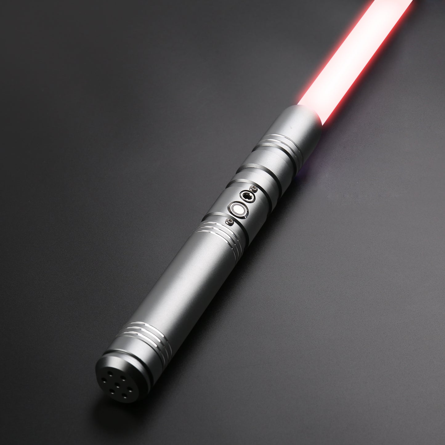 TXQSABER High Quality Metal Hilt Heavy Fighting Sword Toy Color Changing Swing Sound Proffie Baselit RGB Lightsaber-TS025
