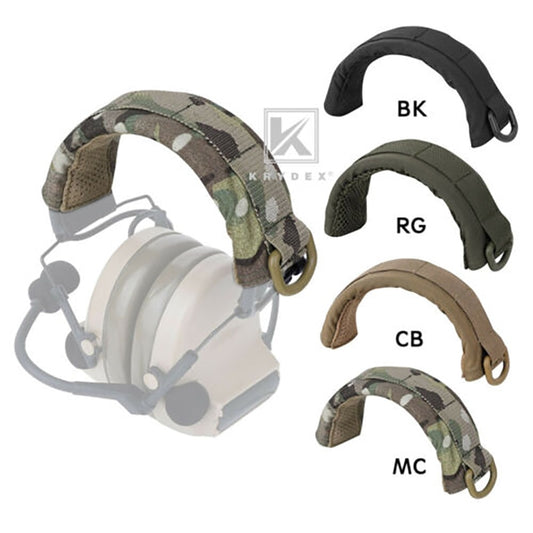 KRYDEX Modular Headphone Stand Protection Cover For HOWARD PELTOR Tactical Headband Earmuff Headset Stand MOLLE Protection Case