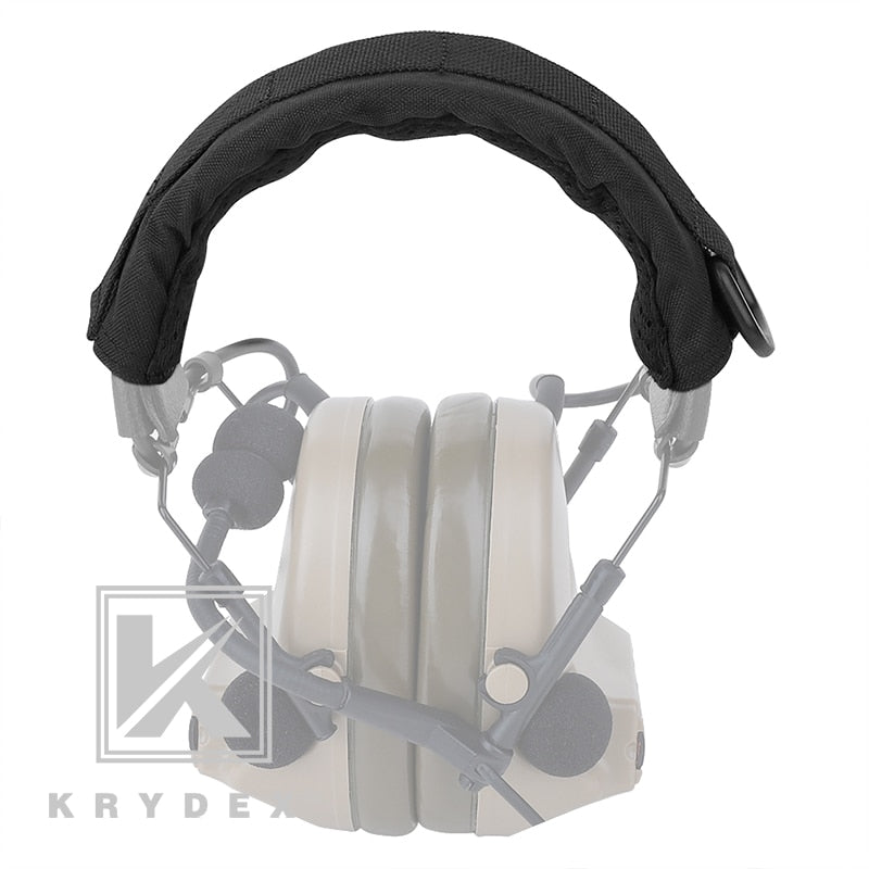 KRYDEX Modular Headphone Stand Protection Cover For HOWARD PELTOR Tactical Headband Earmuff Headset Stand MOLLE Protection Case