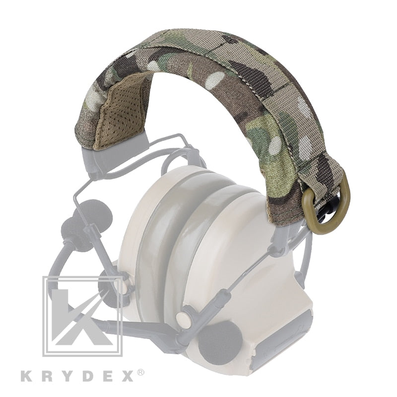 KRYDEX Modular Headphone Stand Protection Cover For HOWARD PELTOR Tactical Headband Earmuff Headset Stand MOLLE Protection Case